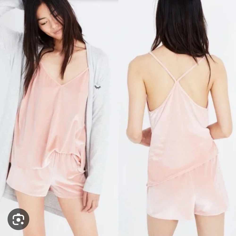 Madewell Velvet Pajama Set
